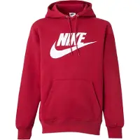 Nike Sweat-shirt 'CLUB' rouge sang / blanc
