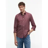 Tommy Hilfiger Chemise 'Flex' rouge carmin / blanc