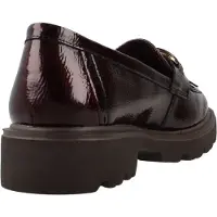 Carmela pour femme. 16436903-BURDEOS Mocassins en cuir 164369 bordeaux (39), 3 à 5 cm, Aucun, Casuel, Classique