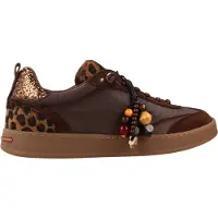 Carmela pour femme. 16415201-MARRON Chaussures en cuir 164152 marron (40), Plat, Lacets, Casuel