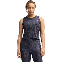 Puma Tropical Speed Graphic Sleeveless T-shirt Gris S Femme