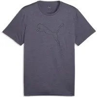 Puma Tad Essential Heather Cat Logo Large Short Sleeve T-shirt Bleu L Homme
