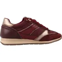 Carmela pour femme. 16423302-BURDEOS Chaussures en cuir 164233 bordeaux (38), Plat, Lacets, Casuel, Grenat
