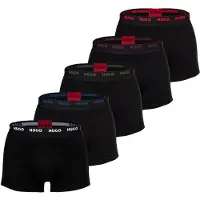 HUGO Boxers violet / canneberge / noir / blanc