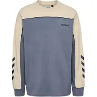 Hummel T-Shirt 'LOOSE PIPING' beige clair / gris