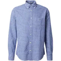 Gant Chemise bleu / gentiane / blanc