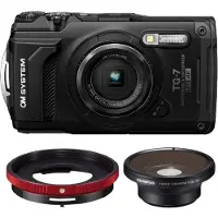 OM SYSTEM Tough TG-7 Kit Fisheye - Noir