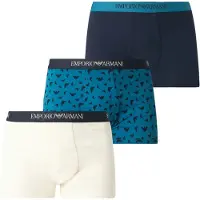 Emporio Armani Boxers bleu marine / bleu cyan / noir / blanc naturel