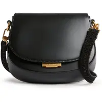 Ted Baker Cuir sac à épaule Kkhayla Lock Detail Shoulder Bag Black noir