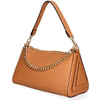 Chiara Ferretti Sac à main Lux pour femmes, en véritable cuir, avec chaîne dorée et bandoulière réglable