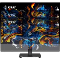 MSI Pro MAX 271UPX12G écran plat de PC 67,3 cm (26.5") 3840 x 2160 pixels Full HD Ultra large QD-OLED Noir