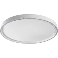 Rabalux Plafonnier Zerina, 54 W, IP40, blanc, 3000–6500 K, avec fonction mémoire, télécommande, minuterie et effet veilleuse. Référence : 75087