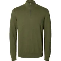 Selected Pull-over 'Berg' olive