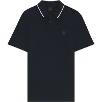 BOSS T-Shirt 'Passerford' bleu marine / blanc