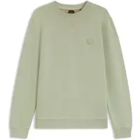 BOSS Sweat en molleton de coton avec patch logo