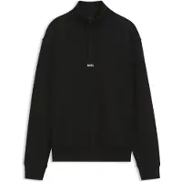 BOSS Smallzi 10244192 Orange Half Zip Sweatshirt Noir L Homme