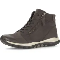 Gabor Rollingsoft - Bottines lacées, couleur gris, style décontracté