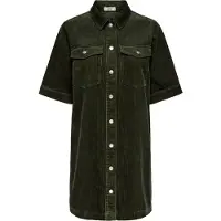 JDY Robe-chemise 'JDYSHIRAZ' vert foncé
