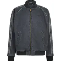 Adidas Originals Veste mi-saison 'SST DENIM TRACK' gris / noir denim