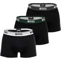 BOSS Boxers 'Power' gris foncé / vert foncé / noir / blanc
