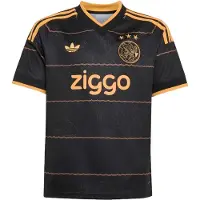 Adidas T-Shirt fonctionnel 'Ajax Amsterdam 26/27' abricot / noir