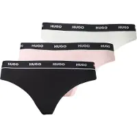 HUGO String menthe / rose / noir / blanc