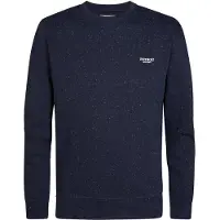 Petrol Industries Sweat-shirt bleu marine / blanc