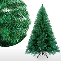 Jayseuw Arbre de Noël Support pour arbre de Noël Sélection flocage vert 210cm