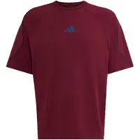 Adidas T-Shirt fonctionnel 'Stadium' bleu marine / bordeaux