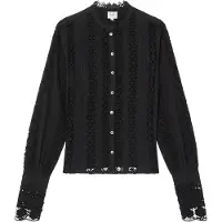 Lee Bohemian Regular Fit Long Sleeve Blouse Noir L Femme