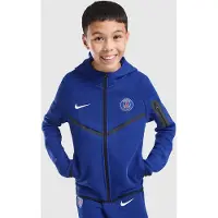 Nike Sweat à capuche Paris Saint-Germain Tech Fleece Junior - Bleu, Bleu