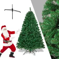 TolleTour 150cm Arbre de Noël artificiel, Sapin avec support métallique, Arbre de Noël 488 pointes aiguilles PVC, Arbre artificiel Noël système de pliage vert