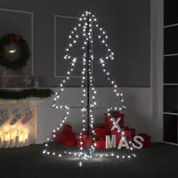 Prolenta Maison Exclusive - Sapin de Noël en forme de cône 200 LED Intérieur Extérieur 98x150 cm