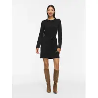 Vila Liga Long Sleeve Short Dress Noir M Femme