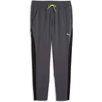 Puma Pantalon de sport gris foncé / noir