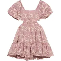 Bardot Junior Robe 'ELLE' jaune pastel / rose ancienne
