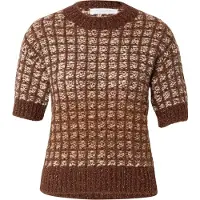 Rich & royal Pull-over marron / moka / blanc cassé