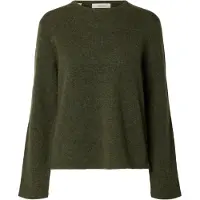 Selected Pull-over 'SLWLulu' vert foncé