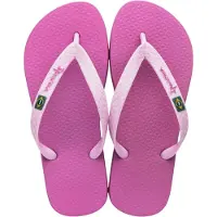 Ipanema - Sandales plates pour femmes, motif drapeau brésilien, modèle GT31434 (taille 39 EU), couleur lilas