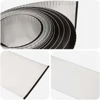 vidaXL Bordure de jardin, 10 m x 10 cm, acier galvanisé, argenté