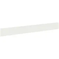 vidaXL Bordure de jardin, 10 pièces, 100 x 12 cm, acier, blanc