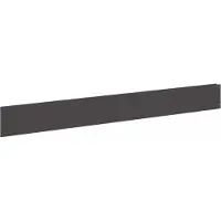 Syfax Bordure de pelouse, 20 pièces, 100 x 12 cm, acier, noir