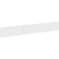 Syfax Bordure de jardin, 30 pièces, 100 x 15 cm, acier, blanc