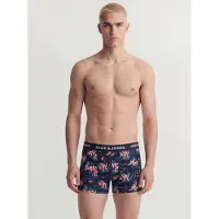 Jack & Jones Boxers 'JACLAMINE' bleu clair / bleu foncé / rouge / blanc