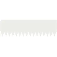 vidaXL Bordure de jardin, 10 pièces, 103 x 30 cm, acier, blanc