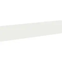 vidaXL Bordure de jardin, 20 pièces, 100 x 22 cm, acier, blanc