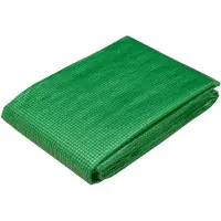 vidaXL Bâche plate avec œillets, verte, 4 x 10 m, 260 g/m², en PE