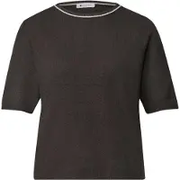 Street One Pull-over brun foncé / blanc