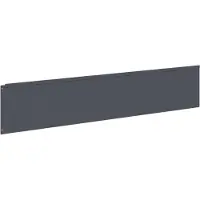 vidaXL Bordure de jardin, 10 pièces, 100 x 22 cm, acier, anthracite
