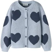 Name it Cardigan bleu marine / bleu ciel